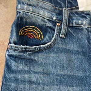 MOTHER Jeans The Tomcat High-Rise in Take Me Even Higher